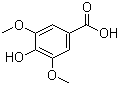 Syringic acid, CAS#:530-57-4, 4-Hydroxy-3,5-dimethoxybenzoic acid; 3,5-Dimethoxy-4-hydroxybenzoic acid