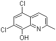 Chlorquinaldol, CAS#:72-80-0, 5,7-Dichloro-8-hydroxyquinaldine; 5,7-Dichloro-8-quinaldinol